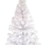 Árbol De Navidad Tradicional Expreso Polar Tronador De Lujo De 150cm Blanco