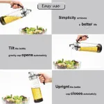 Dispenser De Vidrio Para Aceite Vinagre 550ml Automático