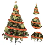 Arbol De Navidad Tronador Lujo 1,50mts Con Adornos Kit X40