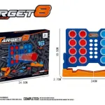 Objetivos Tablero Para Pistola De Dardos Para Disparar Color Azul