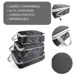 Organizador De Valija Set X6 Neceser De Viaje Estuche Avión