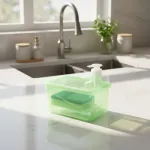 Dispenser Detergente Esponja Incluida Organizador De Cocina