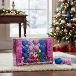 Bolas De Navidad 4cm Valija Adornos Colgante Navideño X24