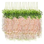Flores Artificiales Vara Pack X12 Enredadera Colgante Guia