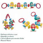 Cunero Barral Cochecito Elástico Juguete Bebe Multicolor