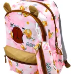 Mochila Escolar + Cartuchera Capibara Infantil Para Niños/as