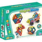 Bloques Magneticos Con Imanes Didacticos 60 Piezas
