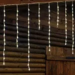 Cortina De Luces Led Lluvia X100 Navidad Fria + Calida