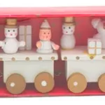 Tren De Madera Decoracion Navideña Adornos Navidad