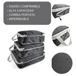 Organizador De Valija Set X6 Neceser De Viaje Estuche Avión