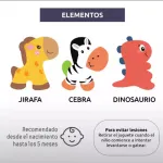 Cunero Movil Cuna Colgante Cochecito Bebe Juguete Color Multicolor Animales