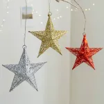 Adorno Navideño Estrella Colgante 30cm Decoración Navidad