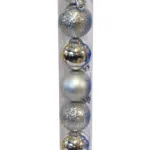 Adornos Navideños Tubo Bolas De Navidad 5cm X9 Unidades