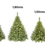 Arbol De Navidad Ciprés Pino 1.3 M Tope De Gama Ultra Frondoso