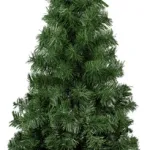 Árbol De Navidad Tronador Slim Verde 1.20mts Base Metal