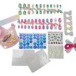 Set De Belleza Manicura Juguete 2 En 1 Uñas Bijou Pulseras