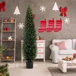 Botas Navideñas Tejidas Decoracion Navidad Adorno X1