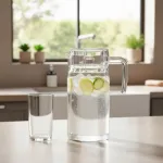 Jarra De Vidrio Con Manija 1.9 Litros Con Tapa Acrílico