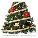 Arbol Navidad Extra Lujo Patagonia 1.50mts Con Adornos X60