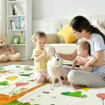 Alfombra Antigolpes Plegable Bebes Reversible 150x200cm
