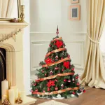 Arbol Navidad Extra Lujo Patagonia 1.50mts Con Adornos X60