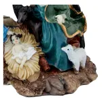 Pesebre Navideño Resina Artesanal Adorno Nacimiento Figuras
