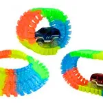 Pista Luminosa Flexible 56 Piezas 1 Auto Luminoso Color