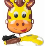 Pistola De Agua Mochila De Jirafa Lanza Agua Recargable