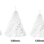 Fabesa Arbol Navidad Extra Lujo Patagonia Blanco 1,80mts