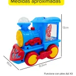 Tren Musical Luz Movimiento Juguete Bebe Juegos Didacticos Color N/a Personaje N/a