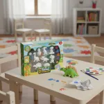 Figuritas De Pintura Yeso Arte Niños Kit Graffiti Manualidad