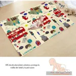 Alfombra Antigolpes Plegable Bebes Reversible 180x200cm