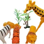 Animales Muñecos De La Selva X8 Con Accesorios