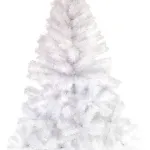 Árbol De Navidad Tradicional Expreso Polar Tronador De Lujo De 150cm Blanco