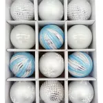 Navidad Adornos Bolas Navideñas Decoradas 6cm X12 Piezas