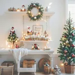 Tren De Madera Decoracion Navideña Adornos Navidad