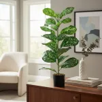 Planta Artificial Con Maceta 80cm Deco Interior Exterior