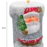 Vela Navideña Portavela Pesebre Deco Navidad Ceramica X1u.