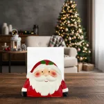 Servilletero Ceramica Navideño Porta Servilleta Papa Noel