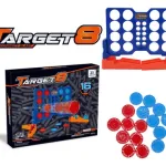 Objetivos Tablero Para Pistola De Dardos Para Disparar Color Azul
