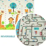 Alfombra Antigolpes Plegable Bebes Reversible 150x200cm