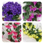 Ramo Flor Planta Colgante Jardin Artificial Interior 80cm