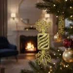 Adorno Navideño Caramelo Colgante X2 Decoración Para Arbol