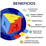 Cubo Magico Rompecabezas Profesional 3x3x3 Velocidad Rubik Estructura Amarillo