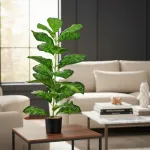 Planta Artificial Con Maceta 80cm Deco Interior Exterior