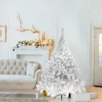 Arbol De Navidad Blanco Fabesa Montañes Deluxe 1,50mts Pie Metal