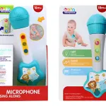 Microfono Bebes Musical Con Luz Y Sonido Color Blanco