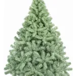 Árbol De Navidad Montañes Deluxe Nevado 2.10mts Base Metal