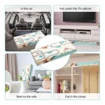 Alfombra Antigolpes Plegable Bebes Reversible 180x200cm