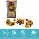 Set De Construcción Autos De Juguete Gruas X3 Maquinas